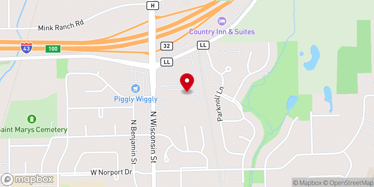 Map showing location of St. John XXIII Youth Ministry