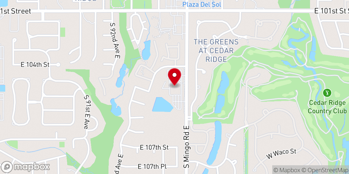 Map showing location of Vans Lake Church