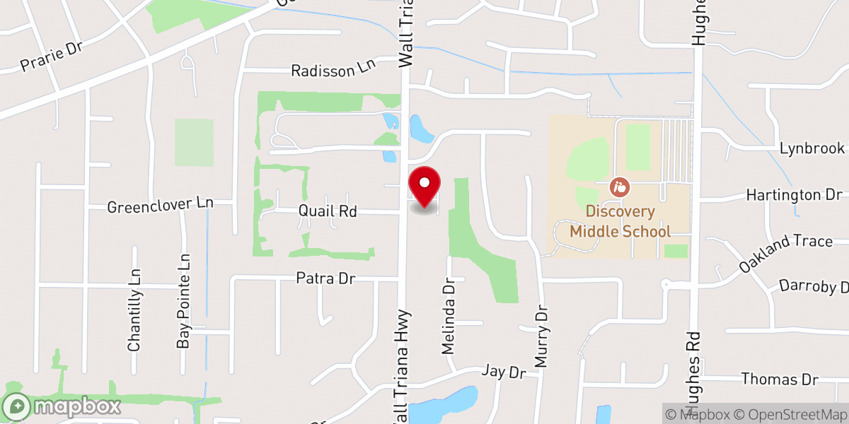 Map showing location of Grace Presbyterian Church USA