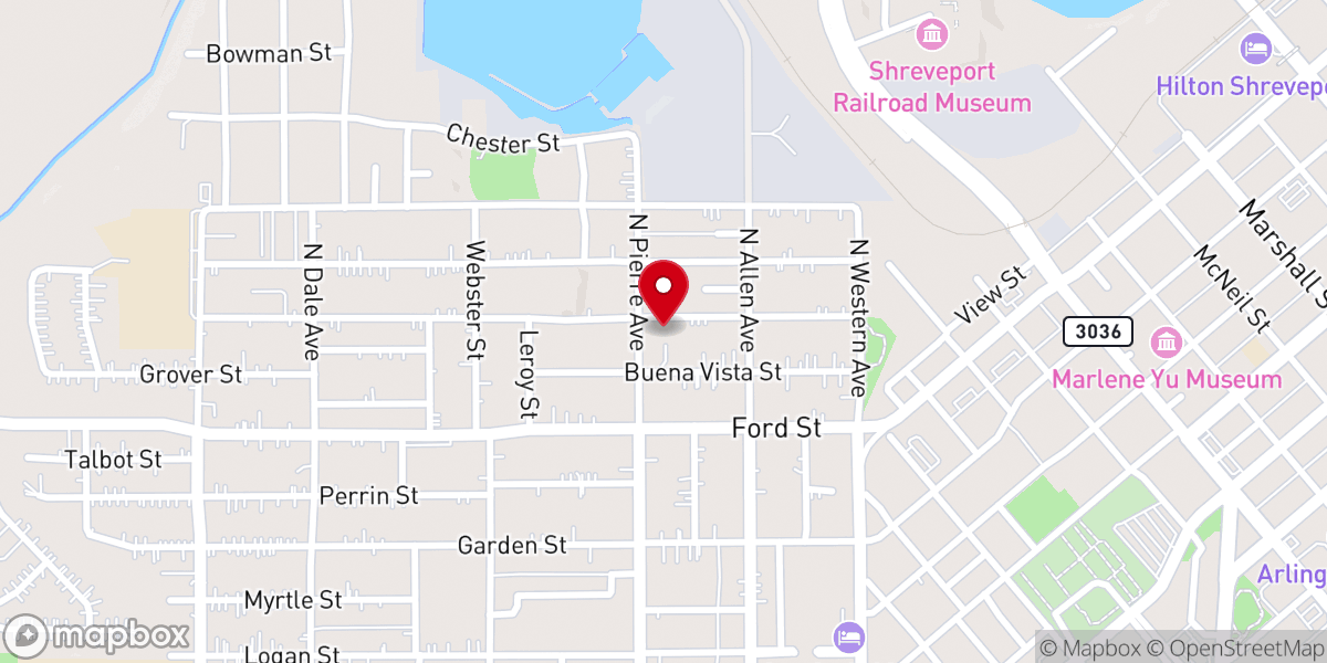 Map showing location of Our Lady of the Blessed Sacrament