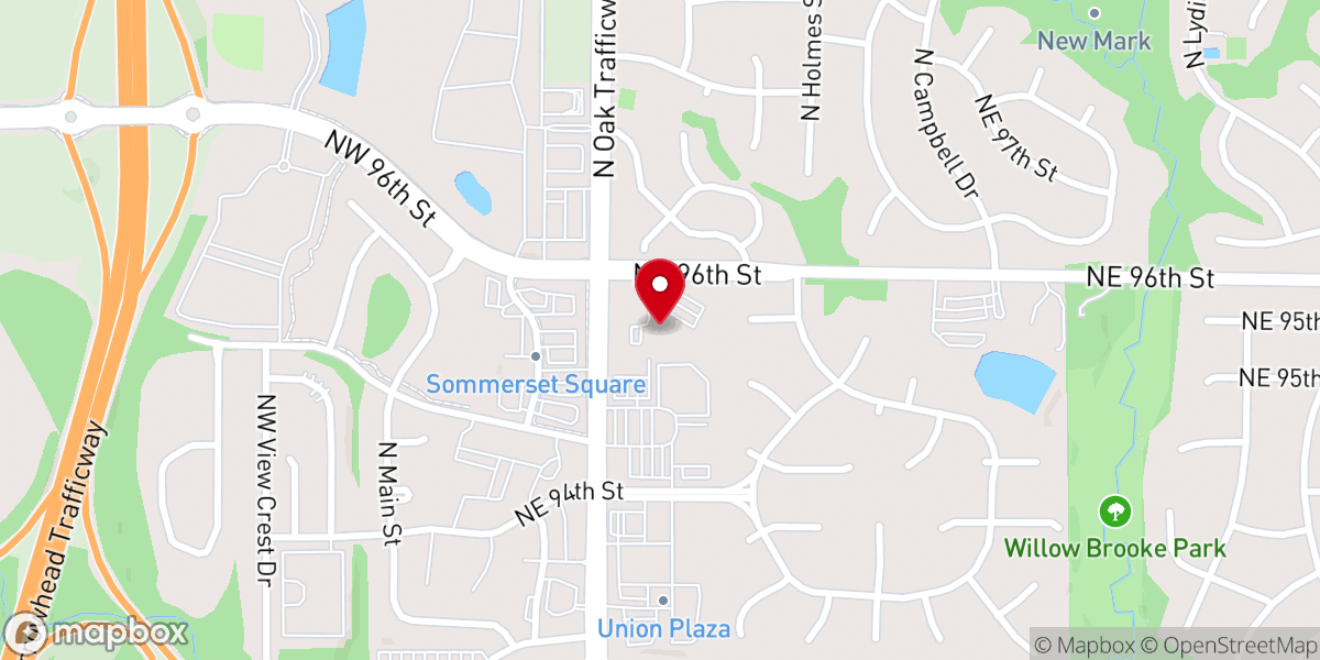 Map showing location of Good Shepherd United Methodist