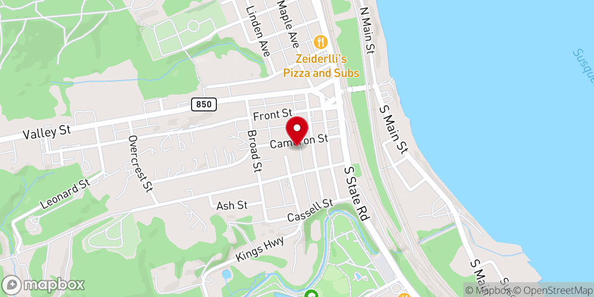 Map showing location of Legacy Church Marysville