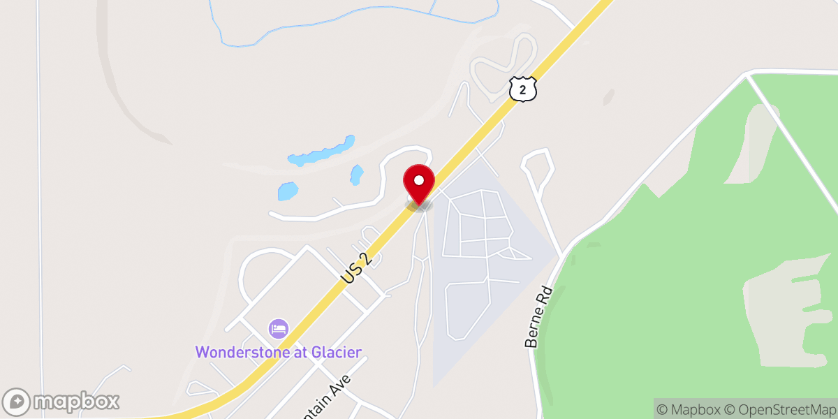 Map showing location of Gods Ten Commandment Park