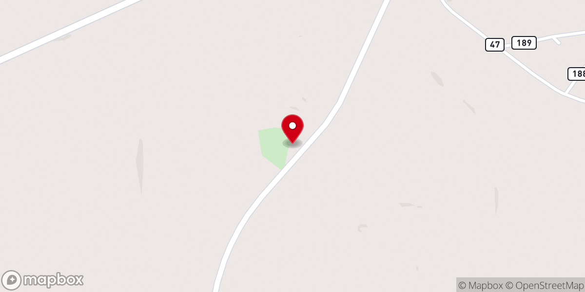 Map showing location of Shorterville Baptist Church