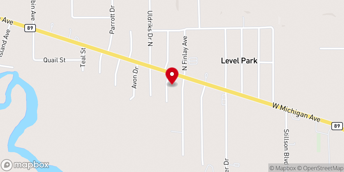 Map showing location of Overflow Church
