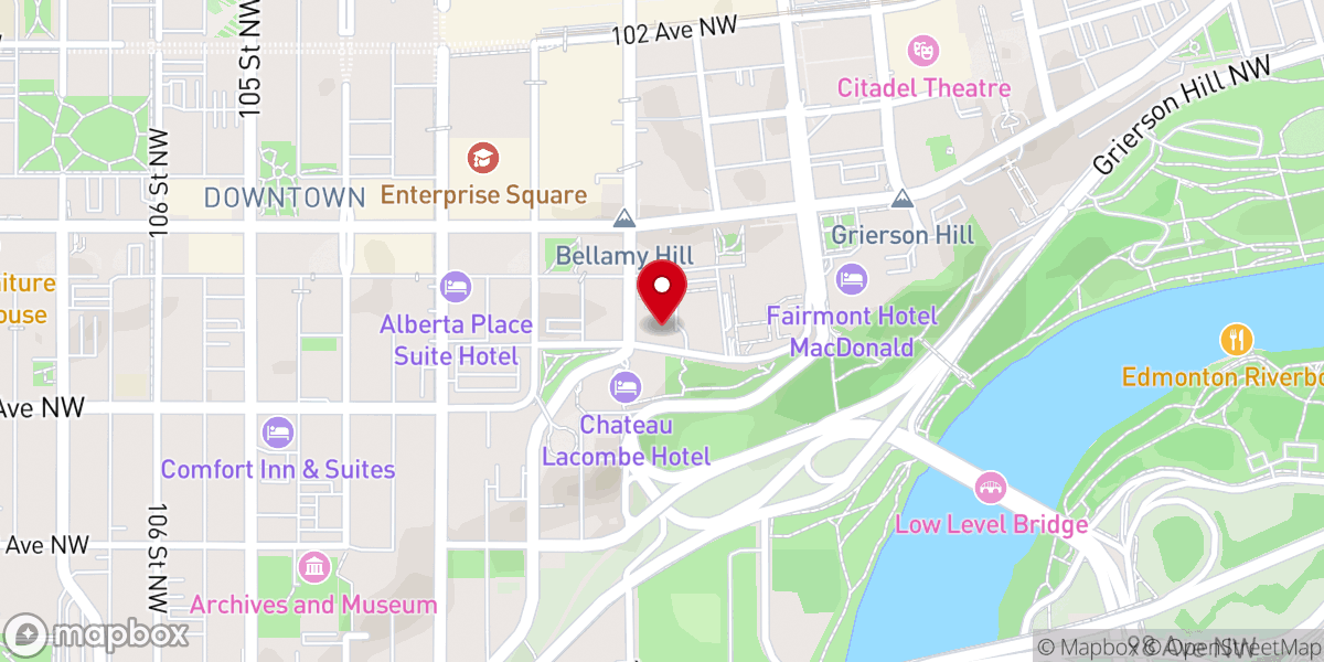 Map showing location of Central Baptist Church (McDougall) (Opening 2027)