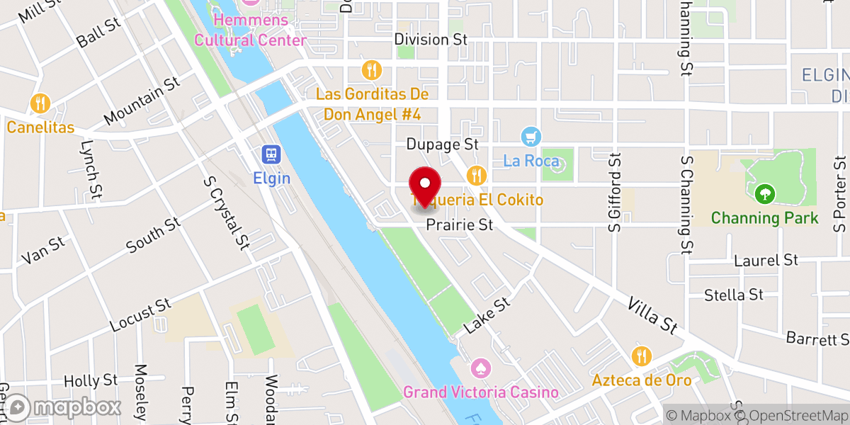 Map showing location of Discovery Church