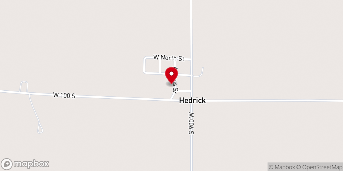 Map showing location of Hedrick Church of God Abrahamic Faith, Inc.