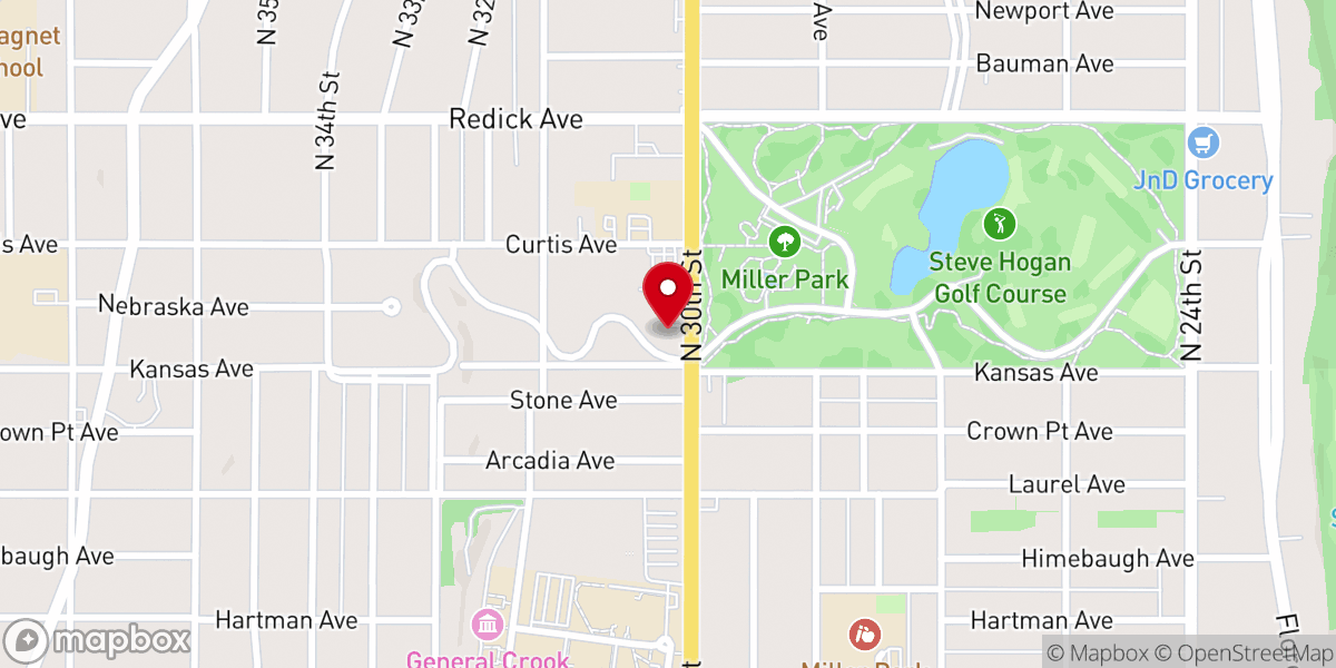 Map showing location of Church of the Resurrection