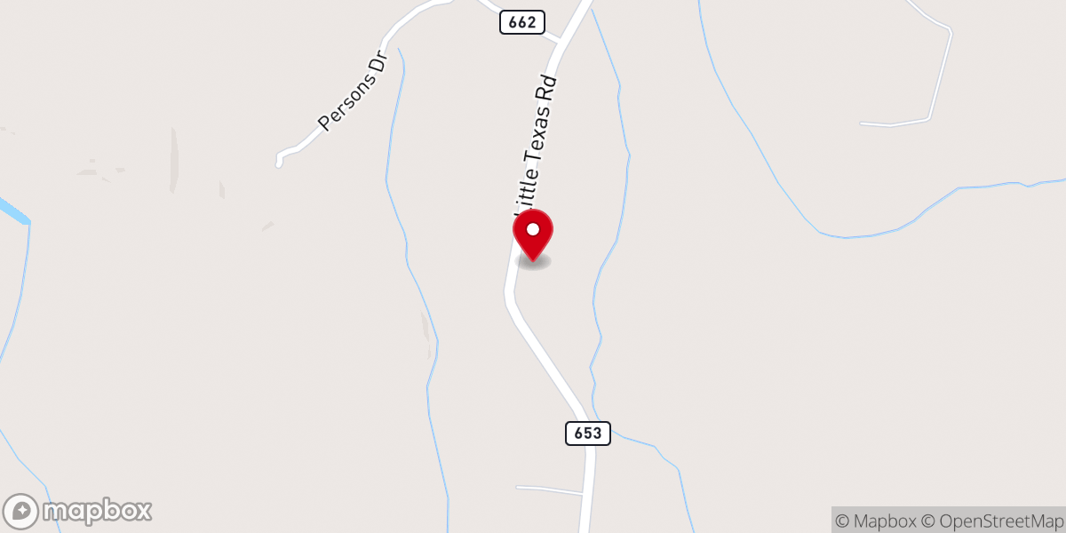 Map showing location of Rising Star Baptist Church