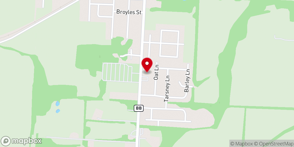 Map showing location of Community Services League