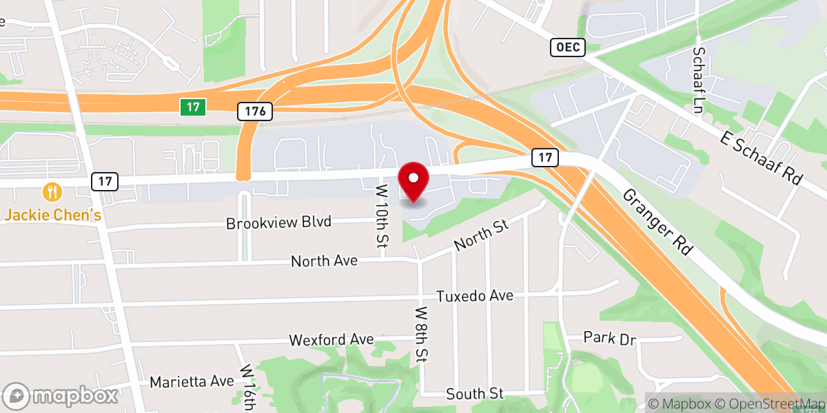 Map showing location of Calvary Chapel of Cleveland