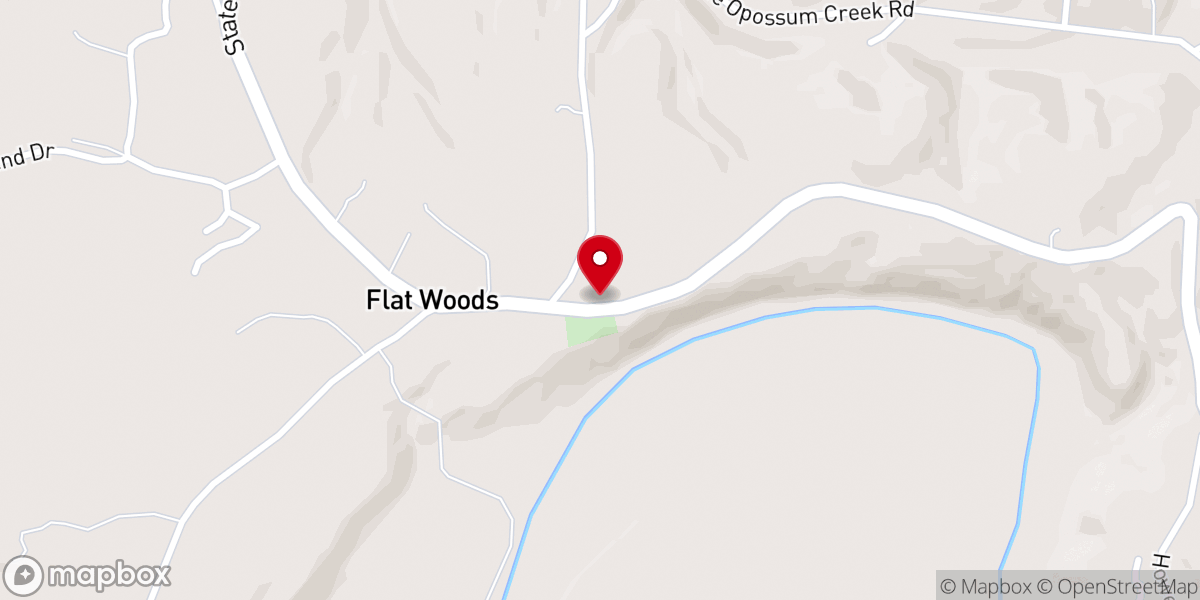 Map showing location of Chappell Methodist Church