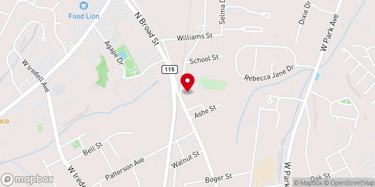 Map showing location of WATKINS CHAPEL AME CHURCH