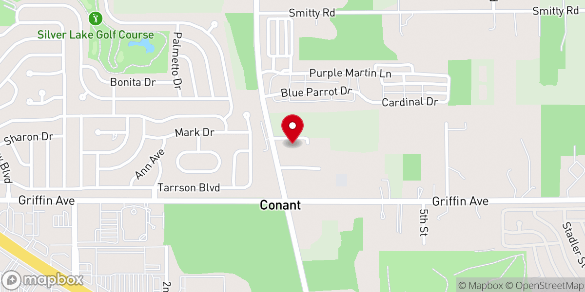 Map showing location of Church @ The Springs