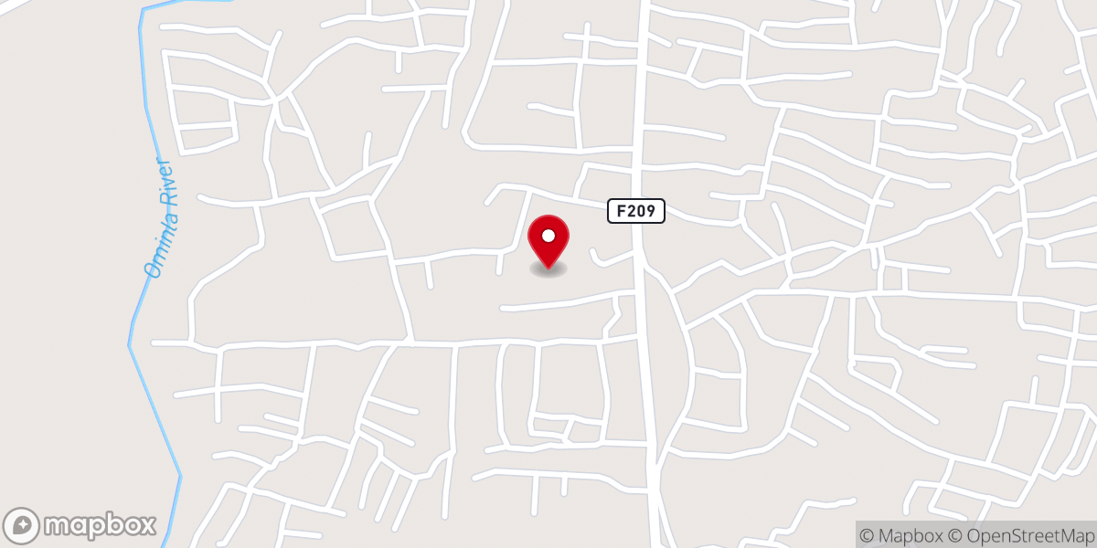 Map showing location of RCCG Victory Zonal Headquaters.