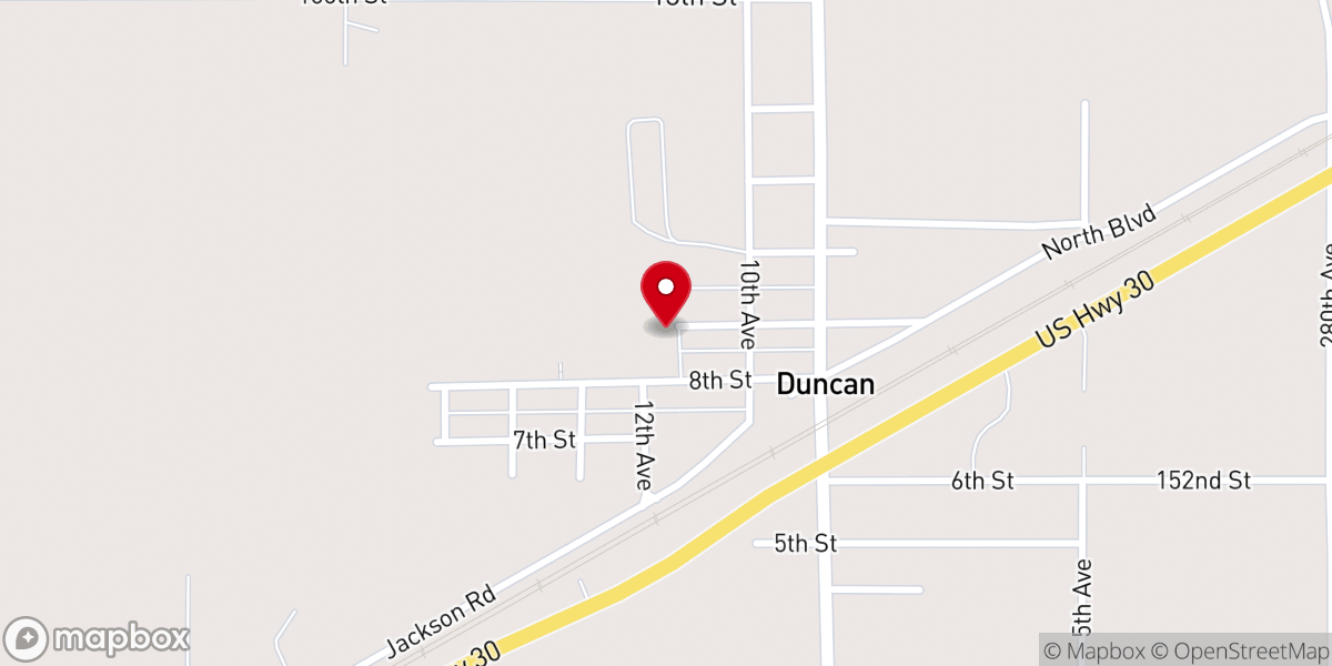 Map showing location of St Stanislaus Rectory