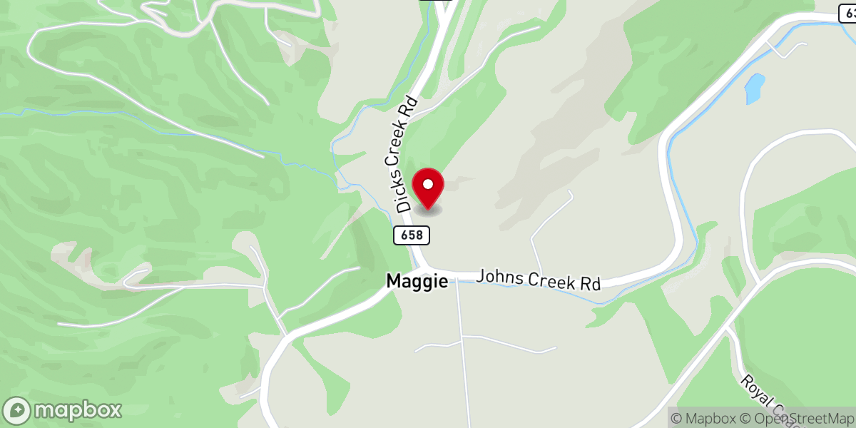 Map showing location of Forks of Johns Creek Christian