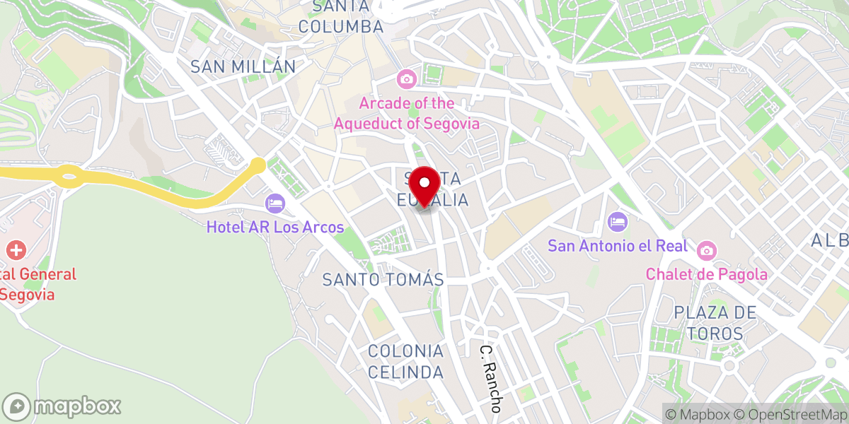Map showing location of La Iglesia de Jesucristo de los Santos de los Últimos Días