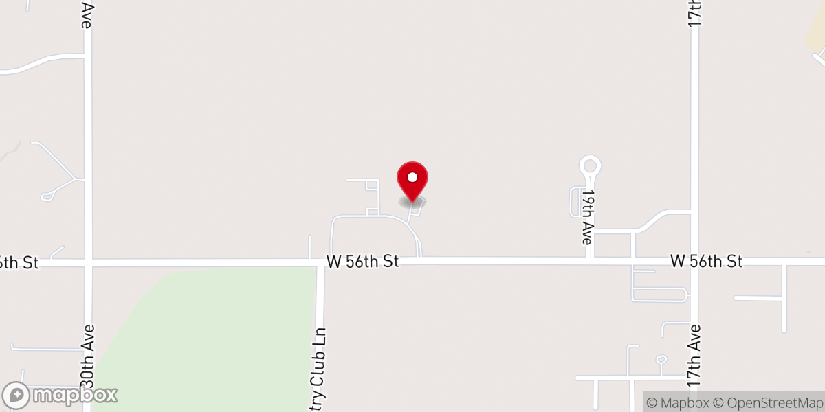 Map showing location of Prince of Peace Catholic Church Parking Lot