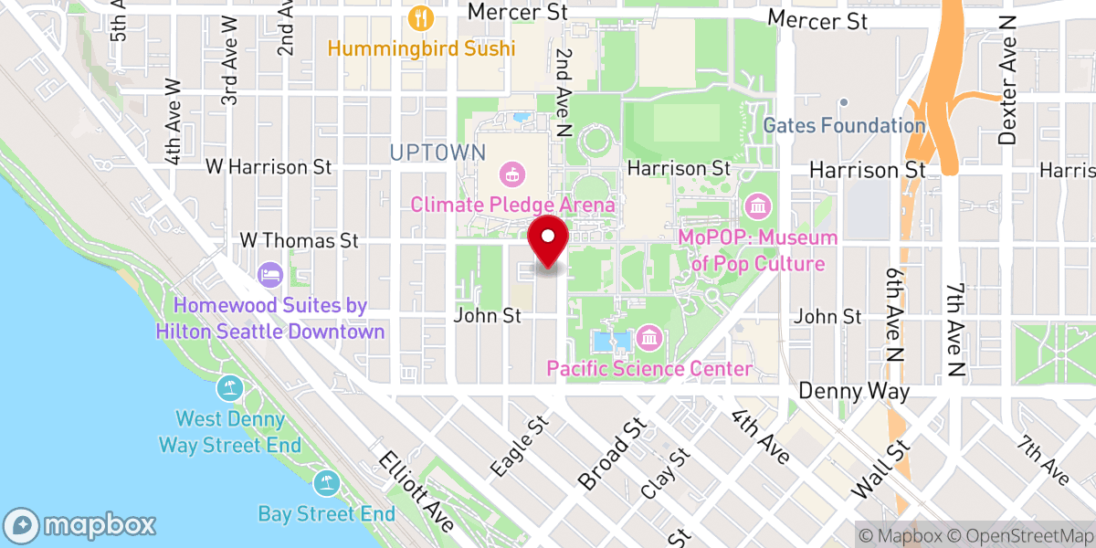 Map showing location of Sacred Heart of Jesus Parish