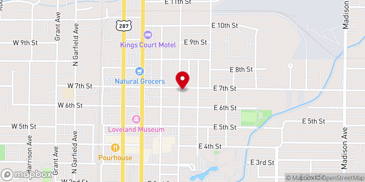 Map showing location of Historic Church