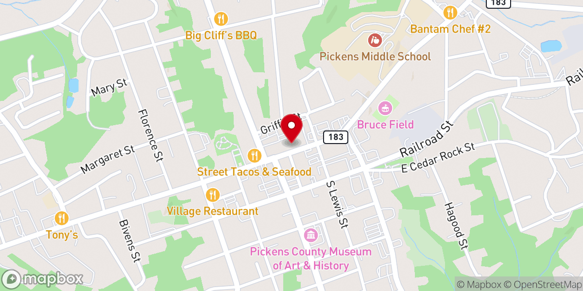Map showing location of Tree of Life Fellowship