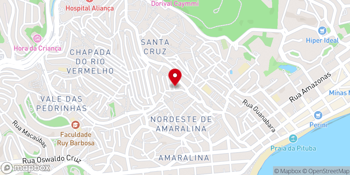 Map showing location of Igreja Matriz Paróquia Santo André