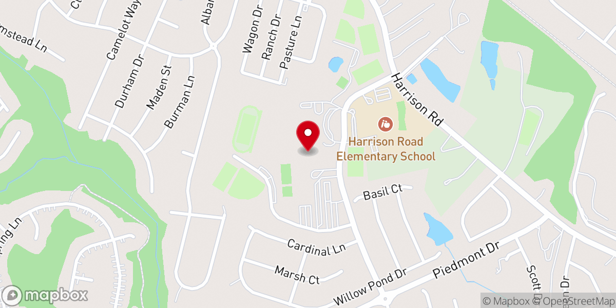 Map showing location of Hope Community Church