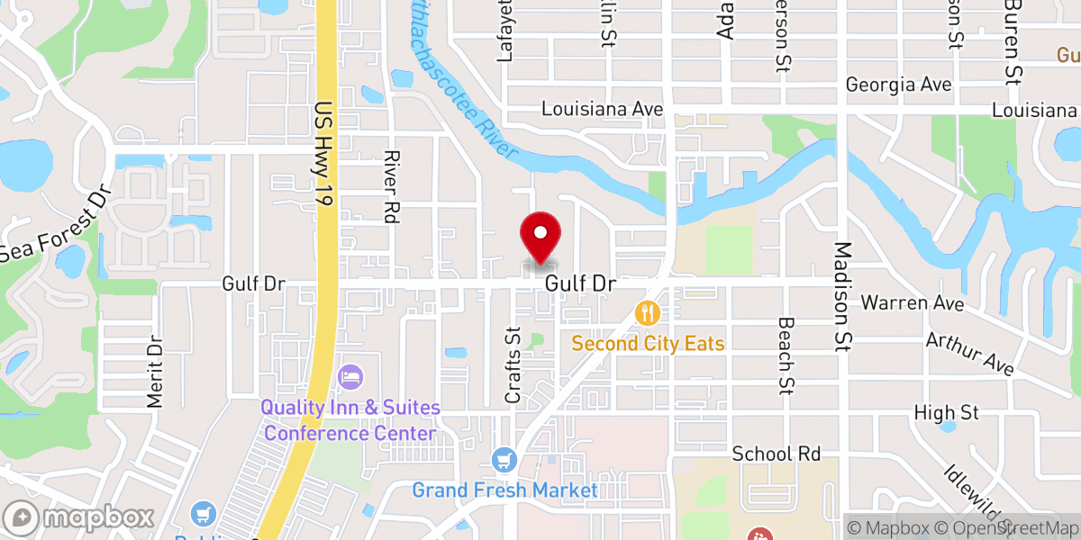 Map showing location of Faith Assembly UCA
