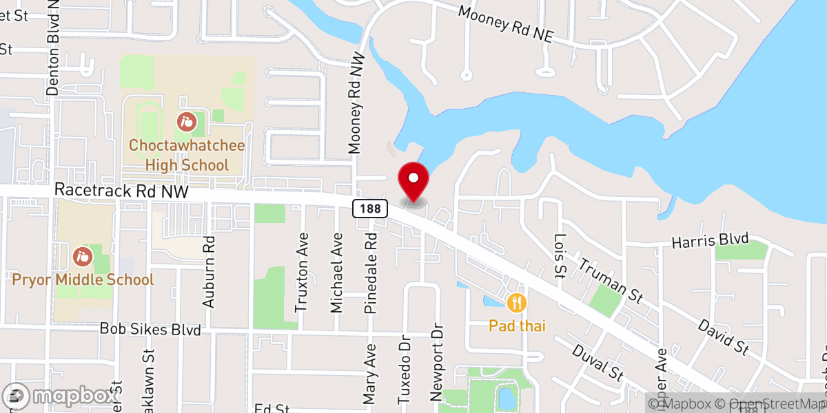 Map showing location of Elegance On The Bayou