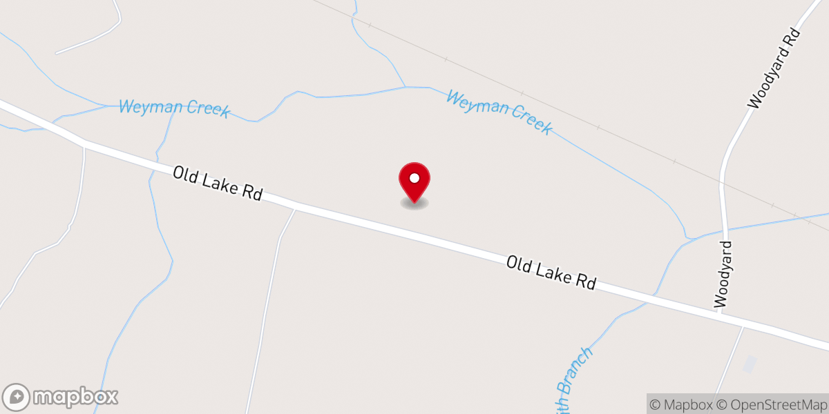Map showing location of New Zion Missionary Baptist Church