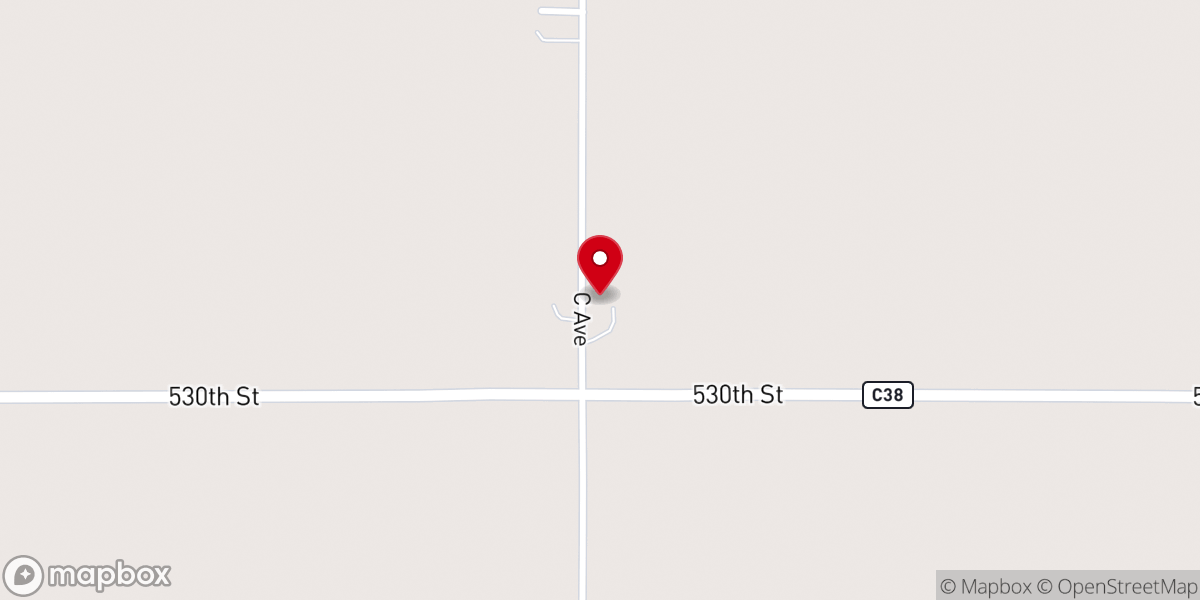 Map showing location of Trinity Lutheran Church