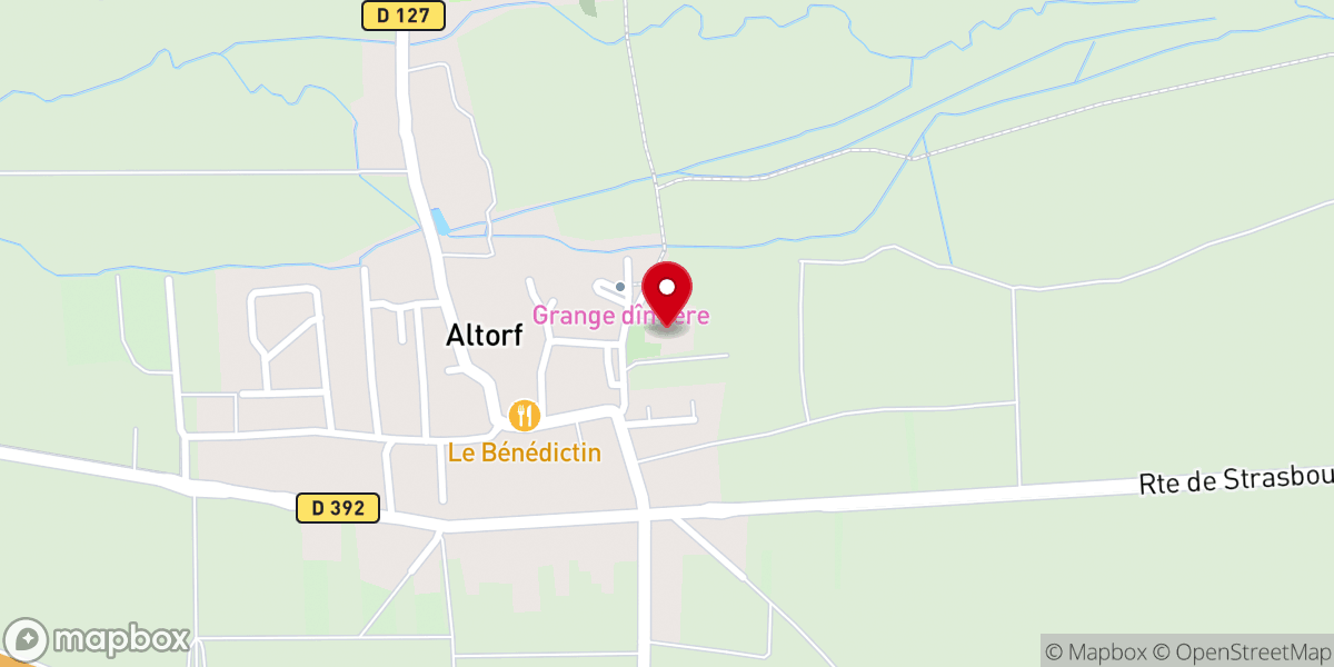 Map showing location of Abbatiale Saint-Cyriaque