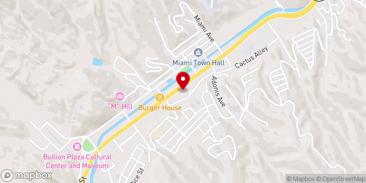 Map showing location of Iglesia Roca Eterna Inc