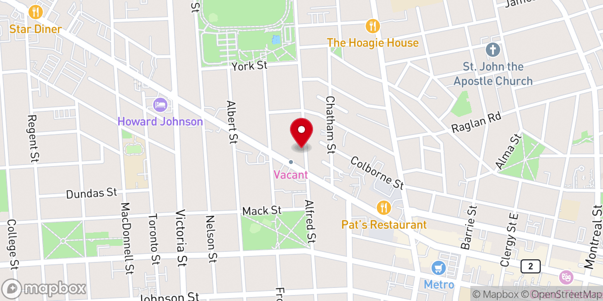 Map showing location of Faith Alive International Ministries