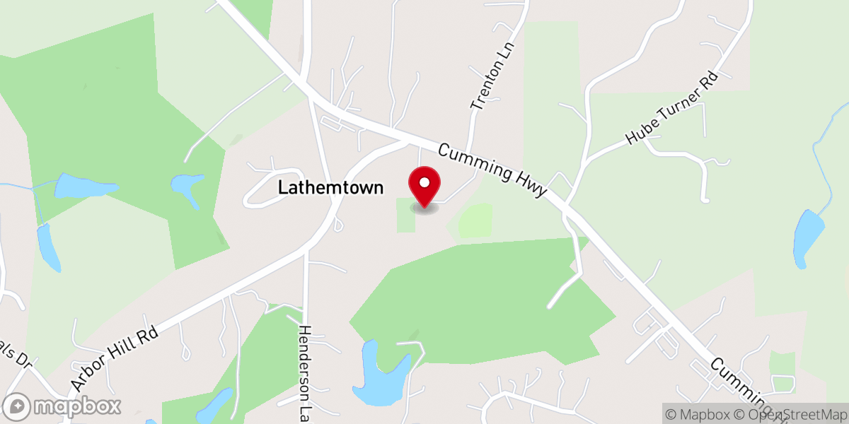 Map showing location of Orange United Methodist Church