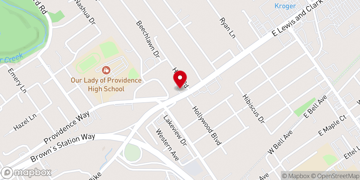 Map showing location of Clarksville Church Of Christ