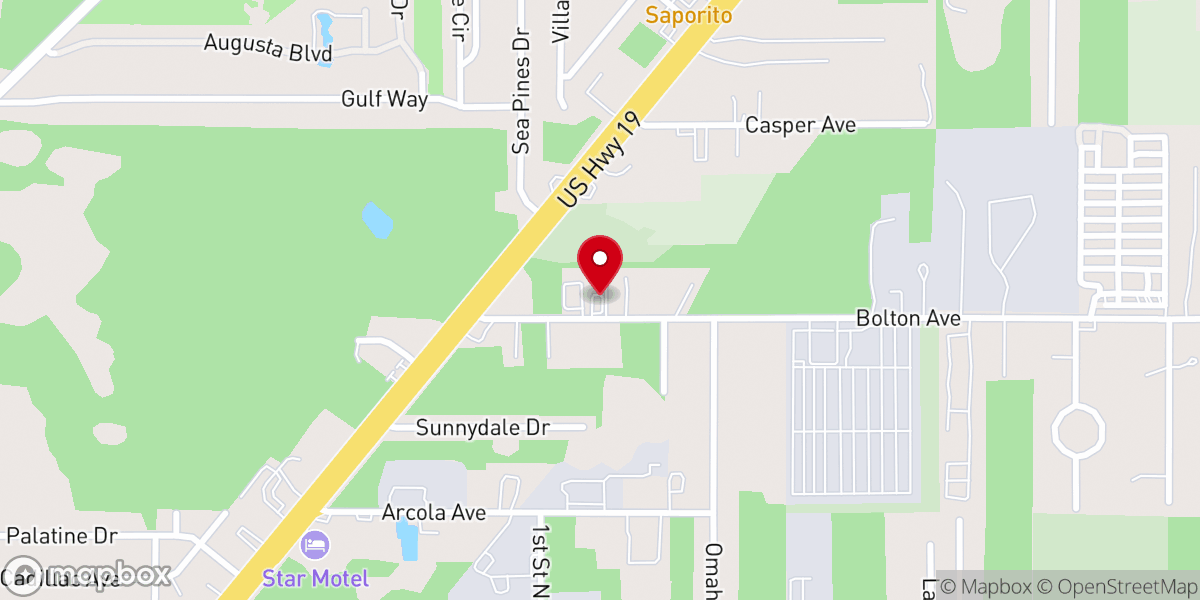 Map showing location of Immaculate Conception Church