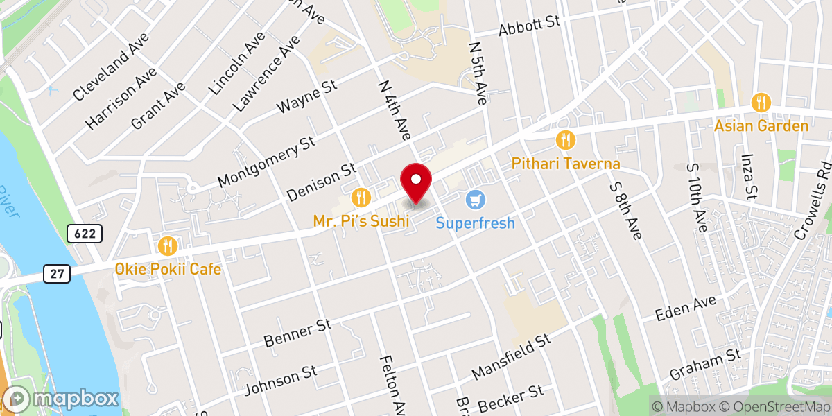 Map showing location of Khal Chassidim of Highland Park Inc