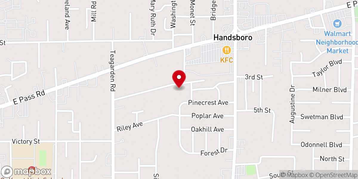 Map showing location of Riley Chapel United Methodist Church
