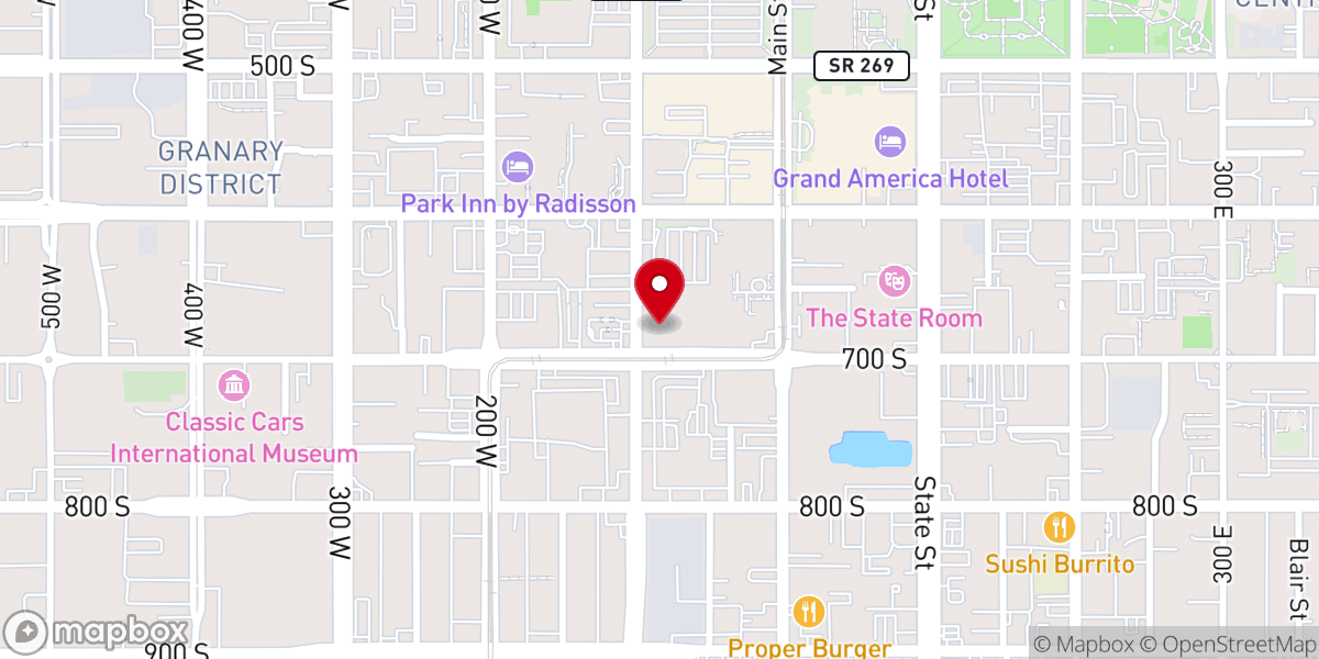 Map showing location of The Circle
