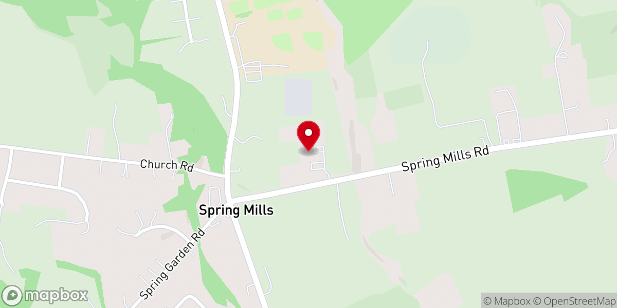 Map showing location of Shepherd of the Valley Church