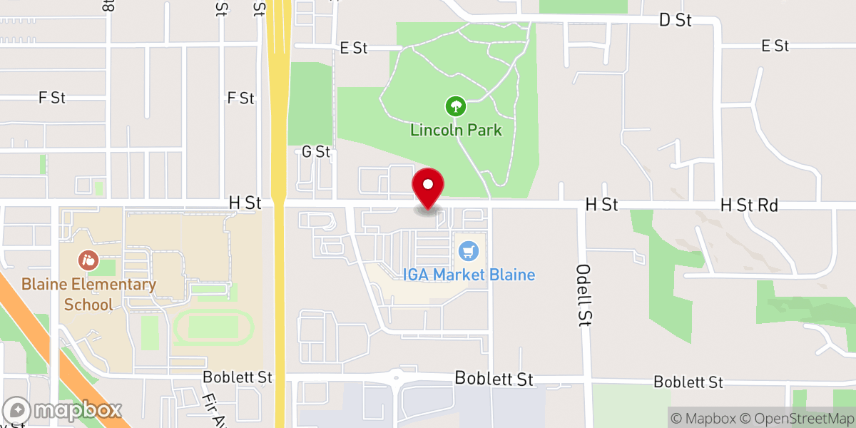 Map showing location of axis church