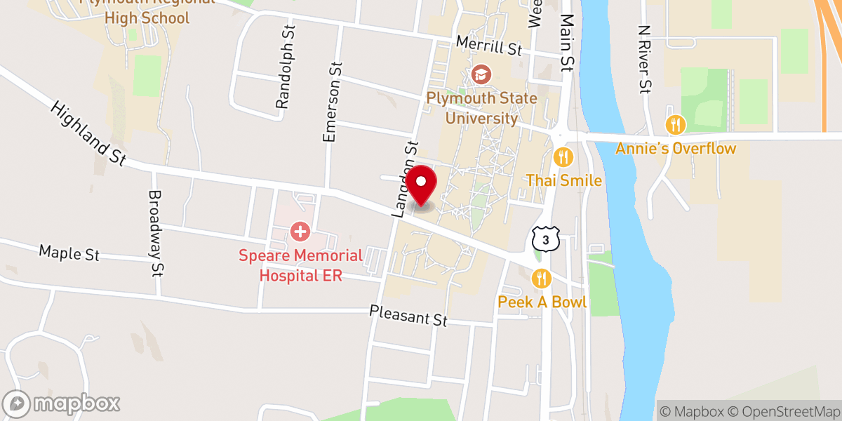Map showing location of Museum of the White Mountains