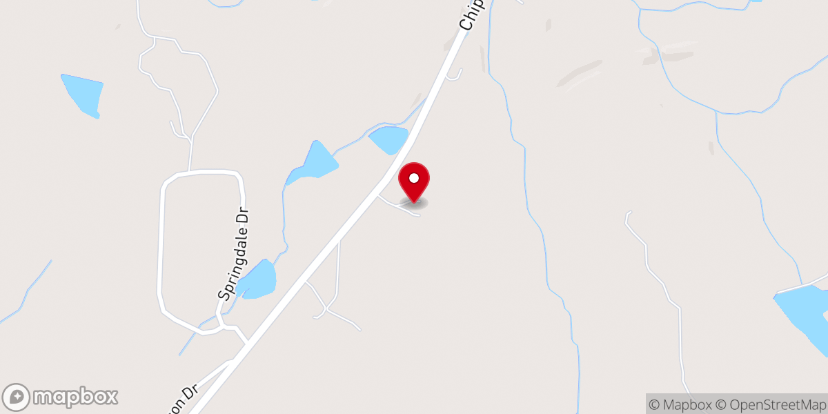 Map showing location of New Life Community Baptist Church