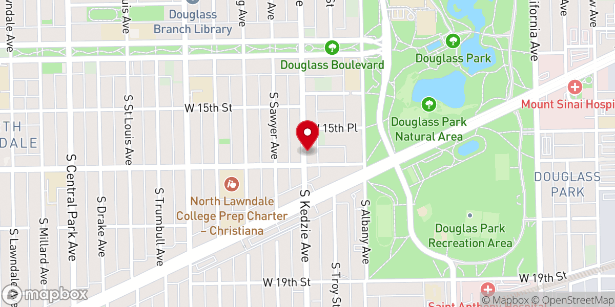 Map showing location of Revelation Church of God in Christ
