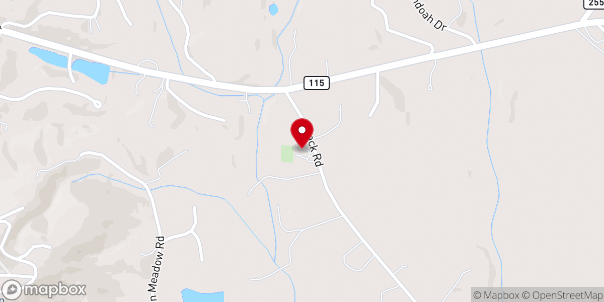 Map showing location of Trinity Full Gospel Church
