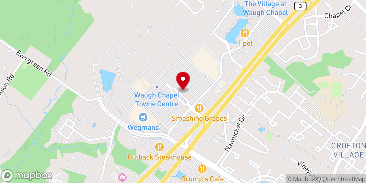 Map showing location of Massage Envy