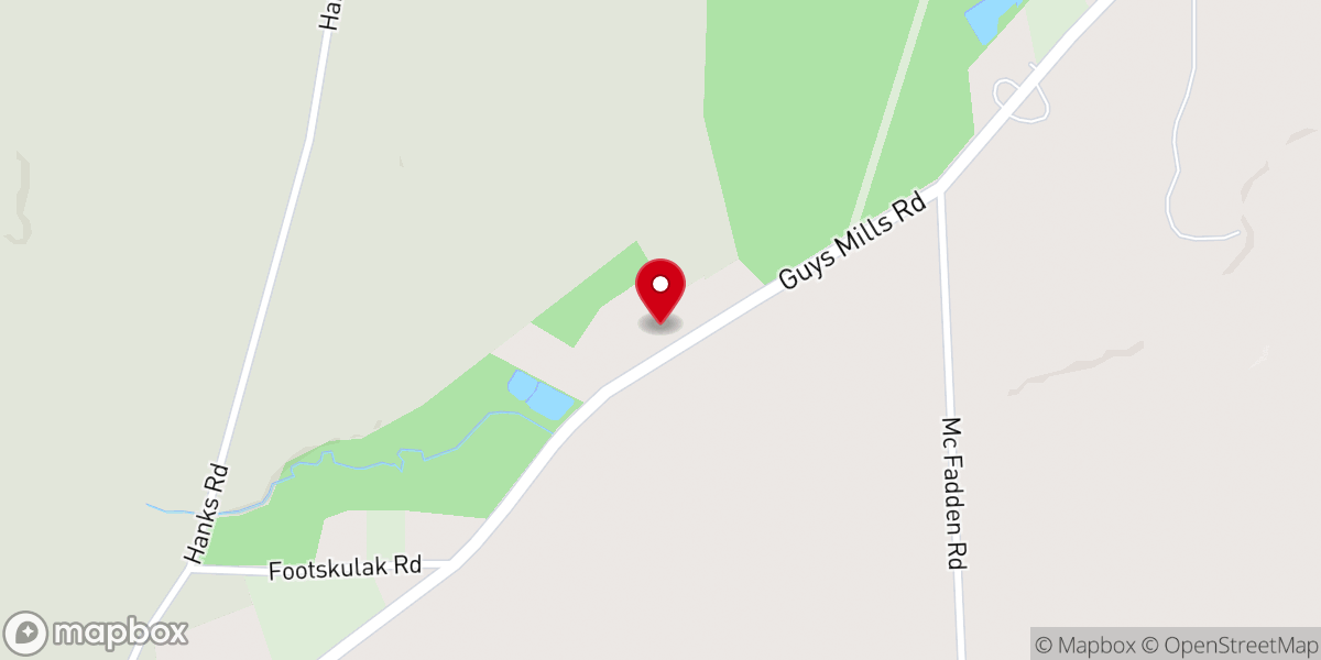 Map showing location of Plainview Gospel Fellowship